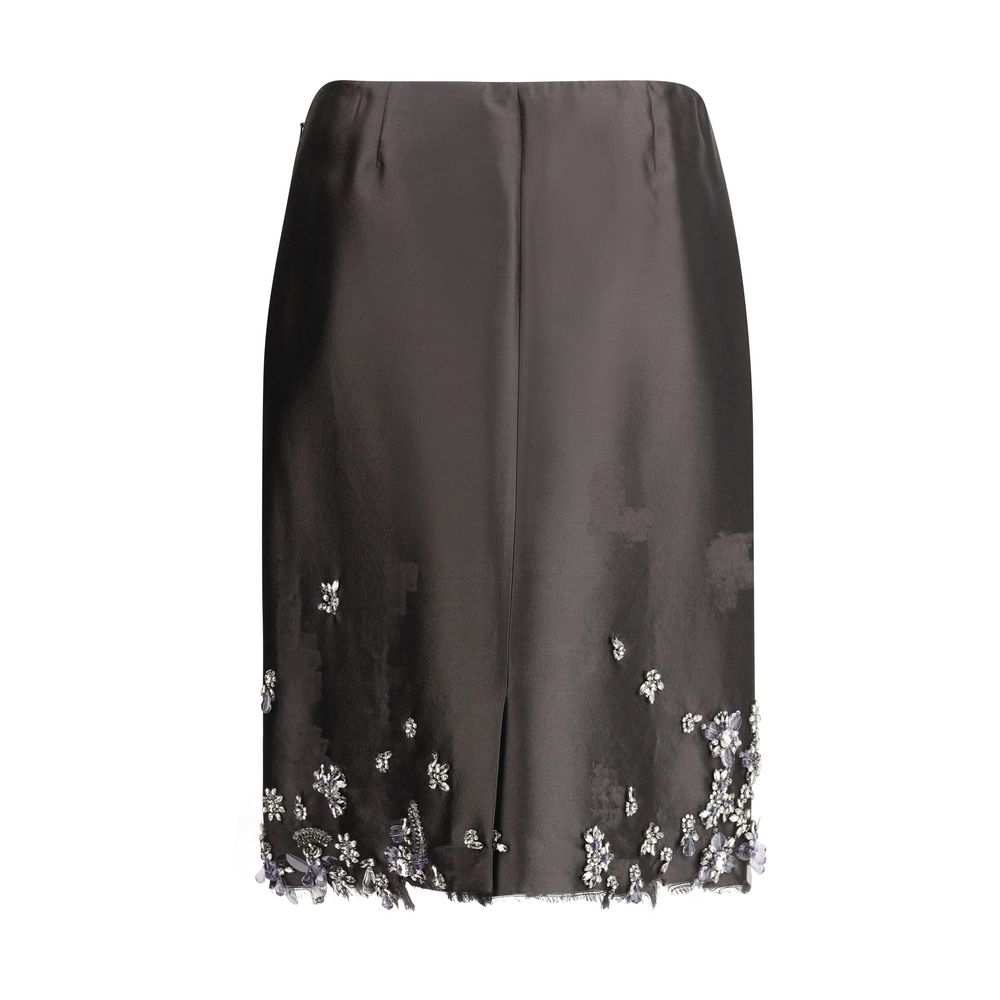 Prada Midi Skirt with crystals