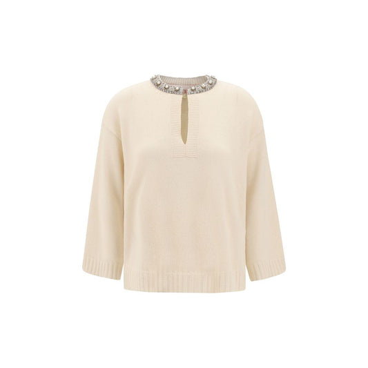 Valentino Pap Jewel neck Sweater