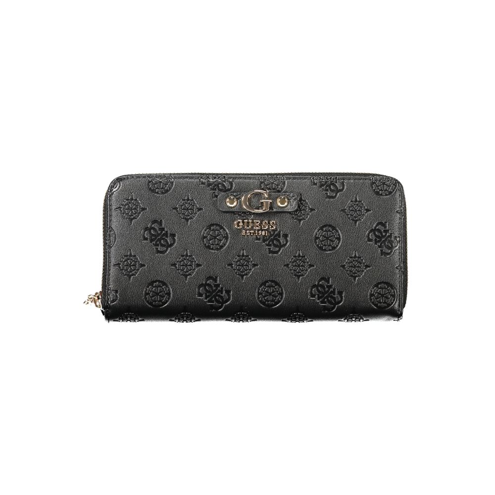 Guess Jeans Black Polyethylene Women Wallet