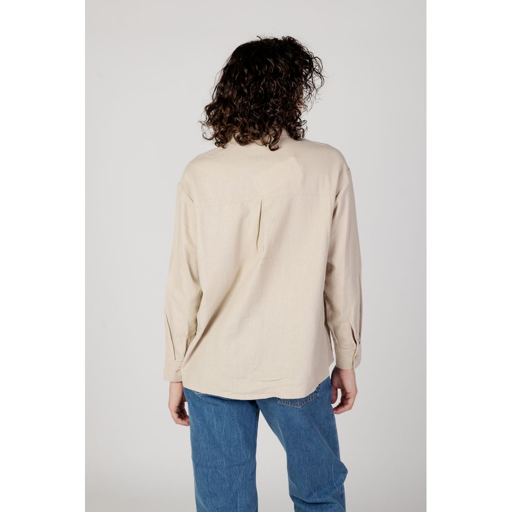 Only Beige Linen Sweater