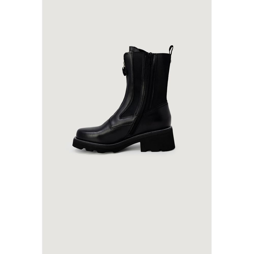 Cult Black Leather Boot