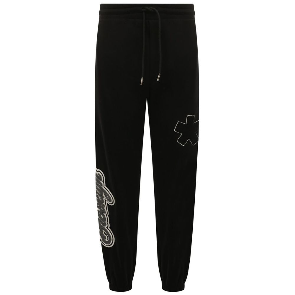 Comme Des Fuckdown Black Cotton Jeans & Pant