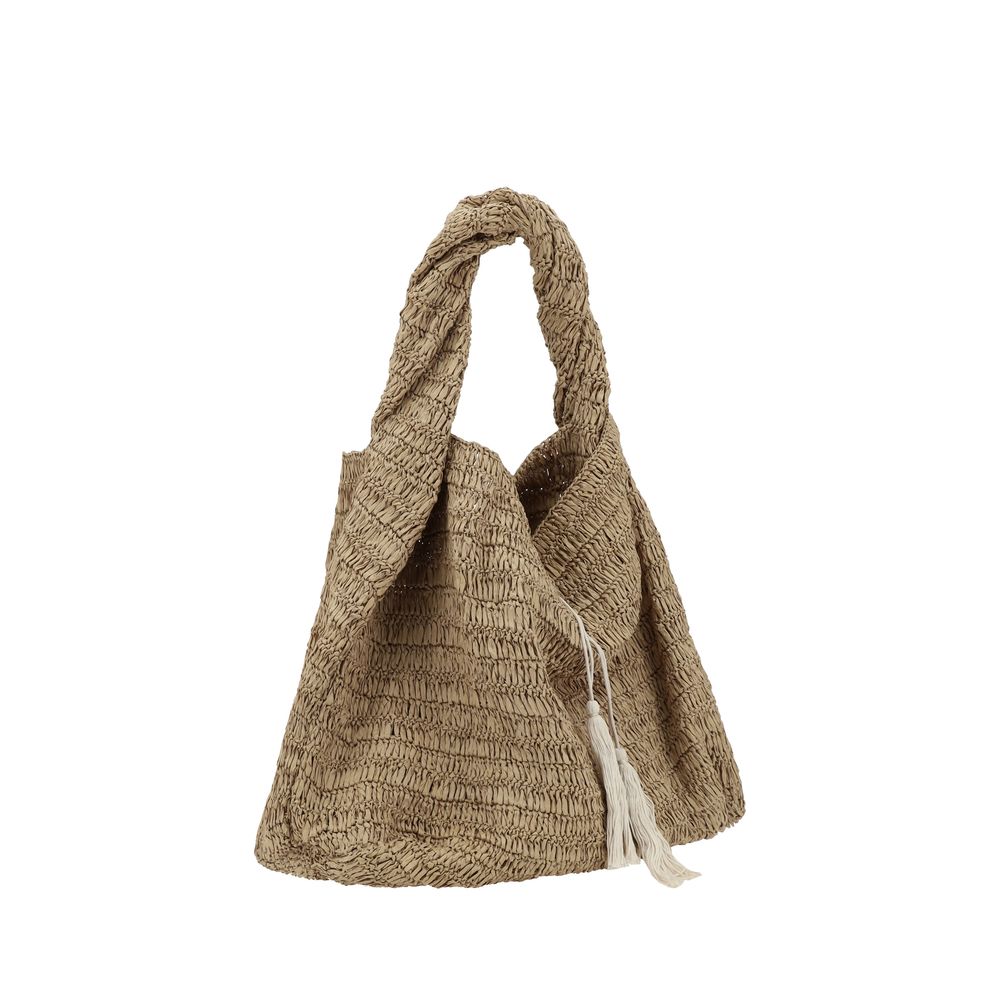 P.A.R.O.S.H. Raffia Shoulder Bag