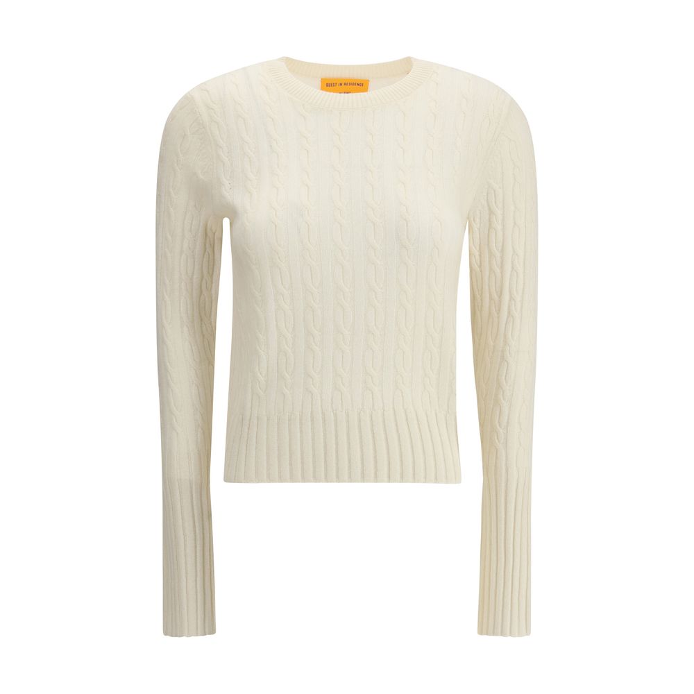 Guest in Residence Cashmere Braided Sweater