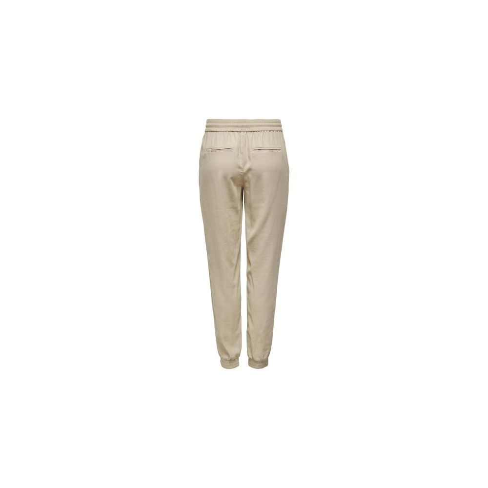 Only Beige Viscose Jeans & Pant