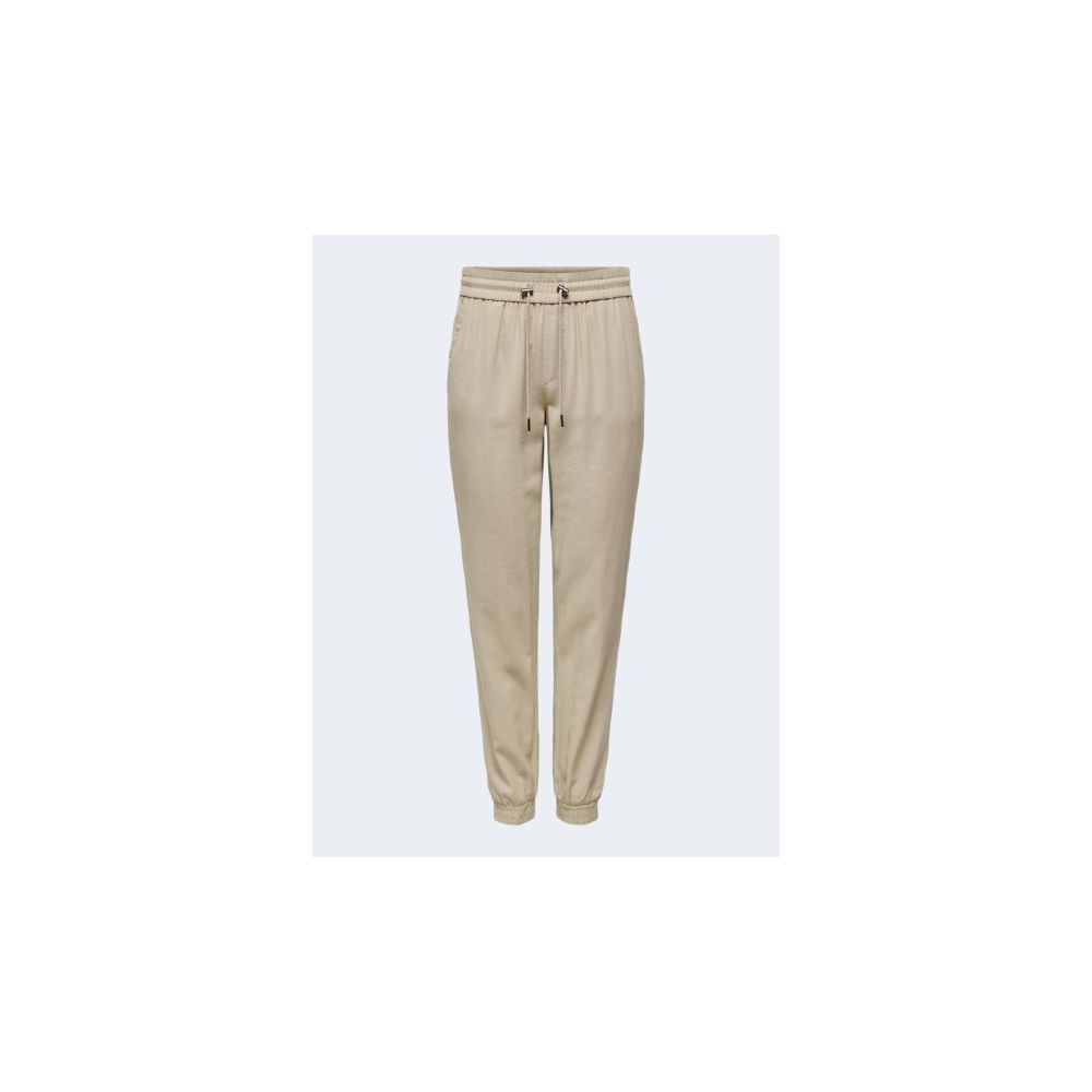 Only Beige Viscose Jeans & Pant