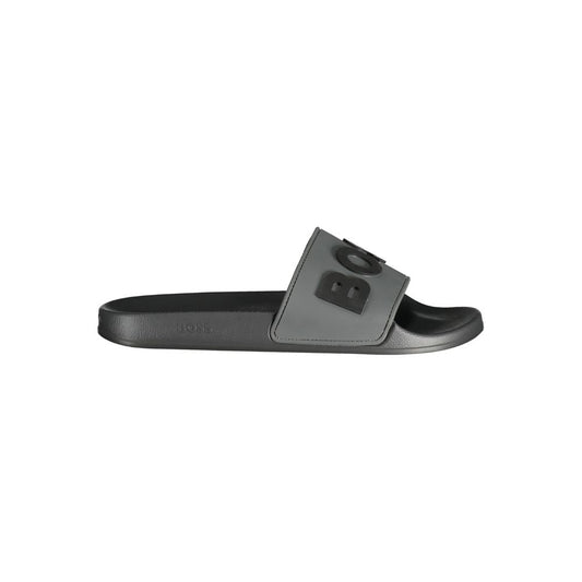 Hugo Boss Gray Polyethylene Sandal