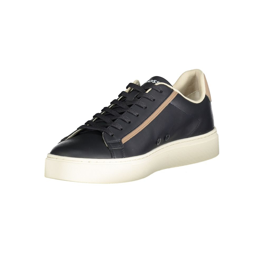 Hugo Boss Blue Polyester Sneaker