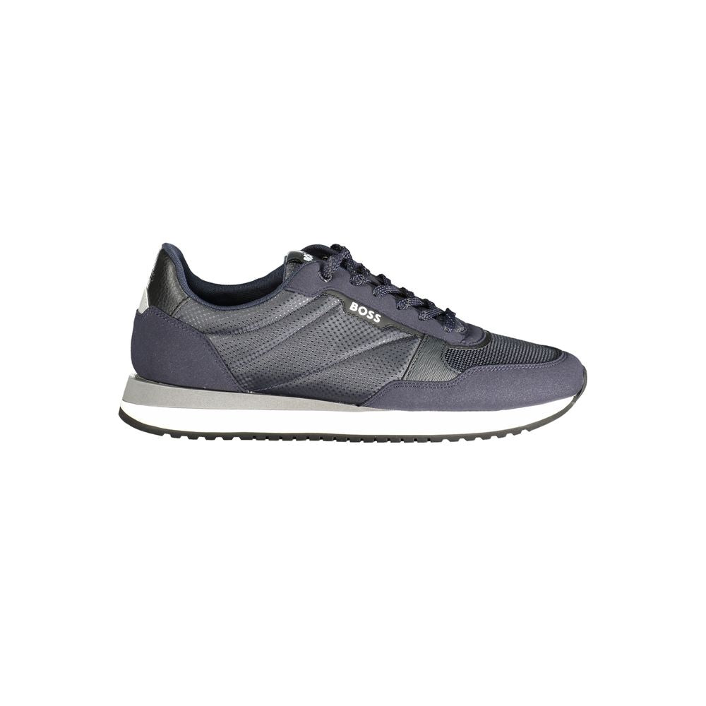 Hugo Boss Blue Polyester Sneaker