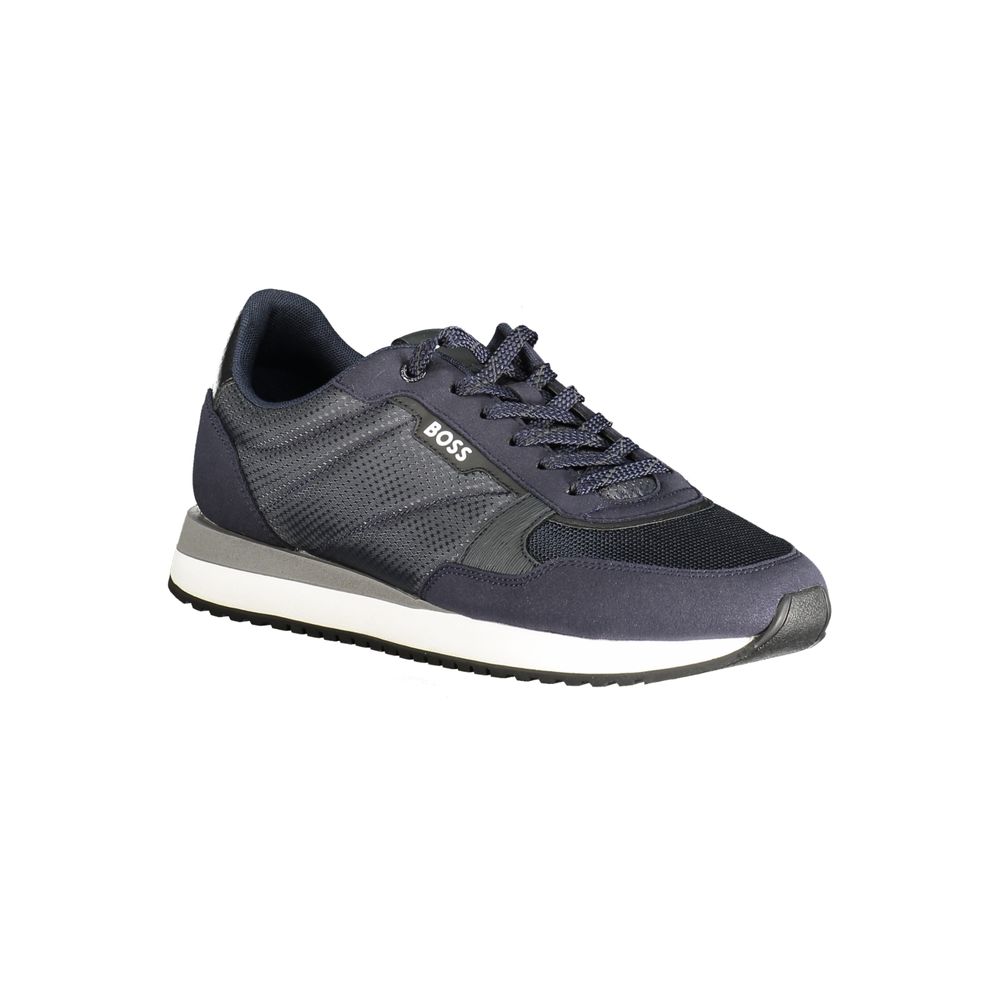 Hugo Boss Blue Polyester Sneaker