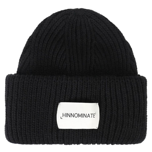 Hinnominate Black Acrylic Hats & Cap