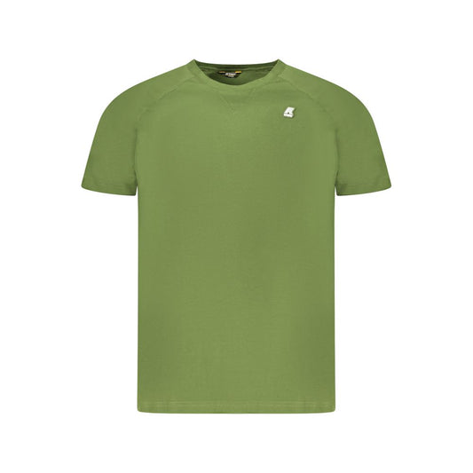 K-WAY Green Cotton Men T-Shirt