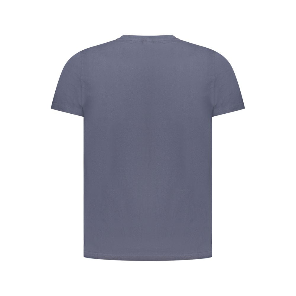 K-WAY Blue Cotton Men T-Shirt