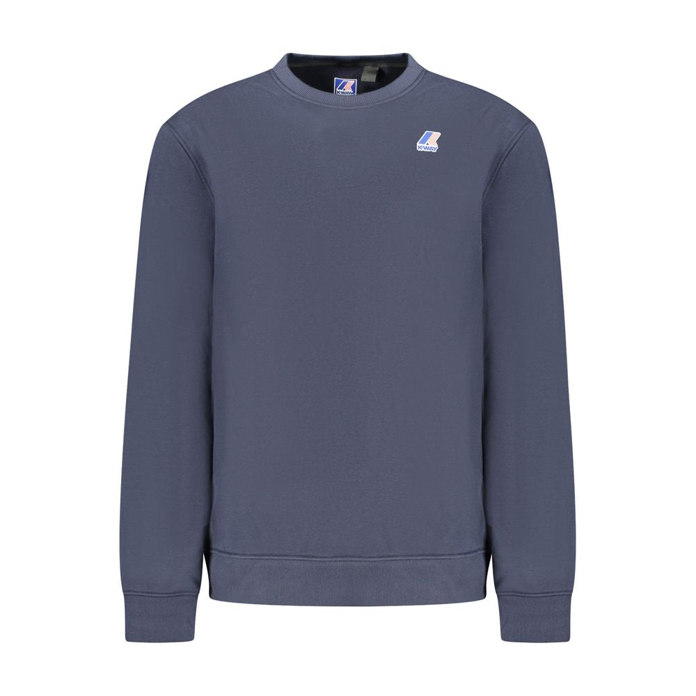 K-WAY Blue Polyester Men Sweater