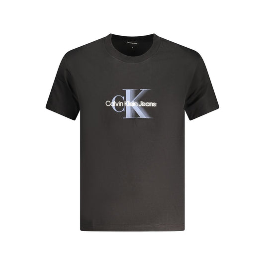 Calvin Klein Black Cotton Men TShirt