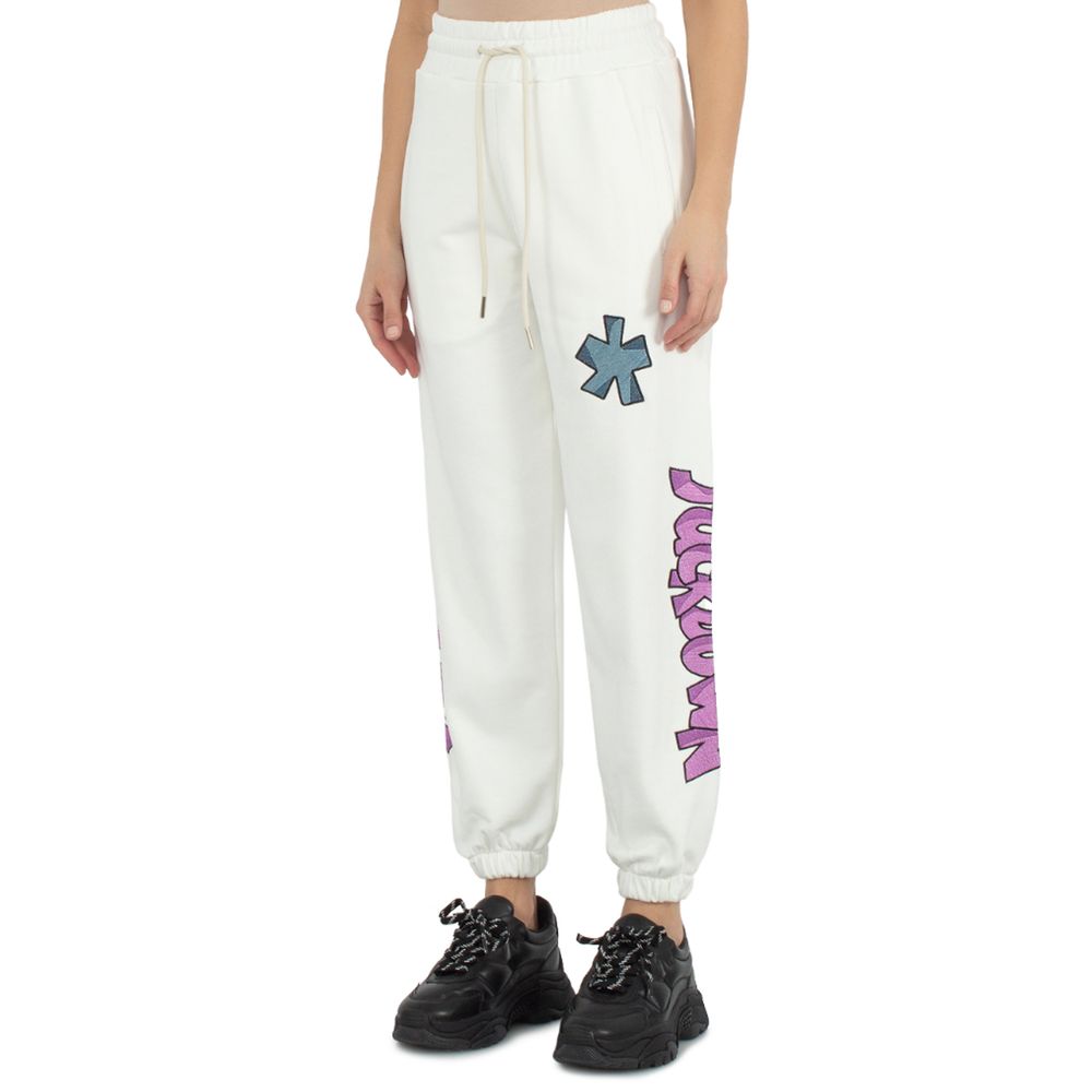 Comme Des Fuckdown White Cotton Jeans & Pant