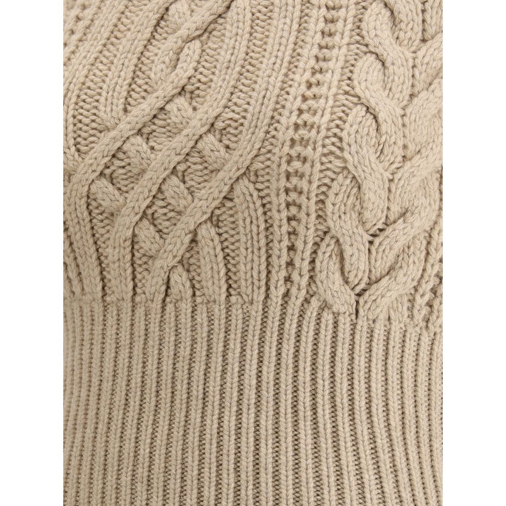 Magda Butrym Braided Turtleneck Top