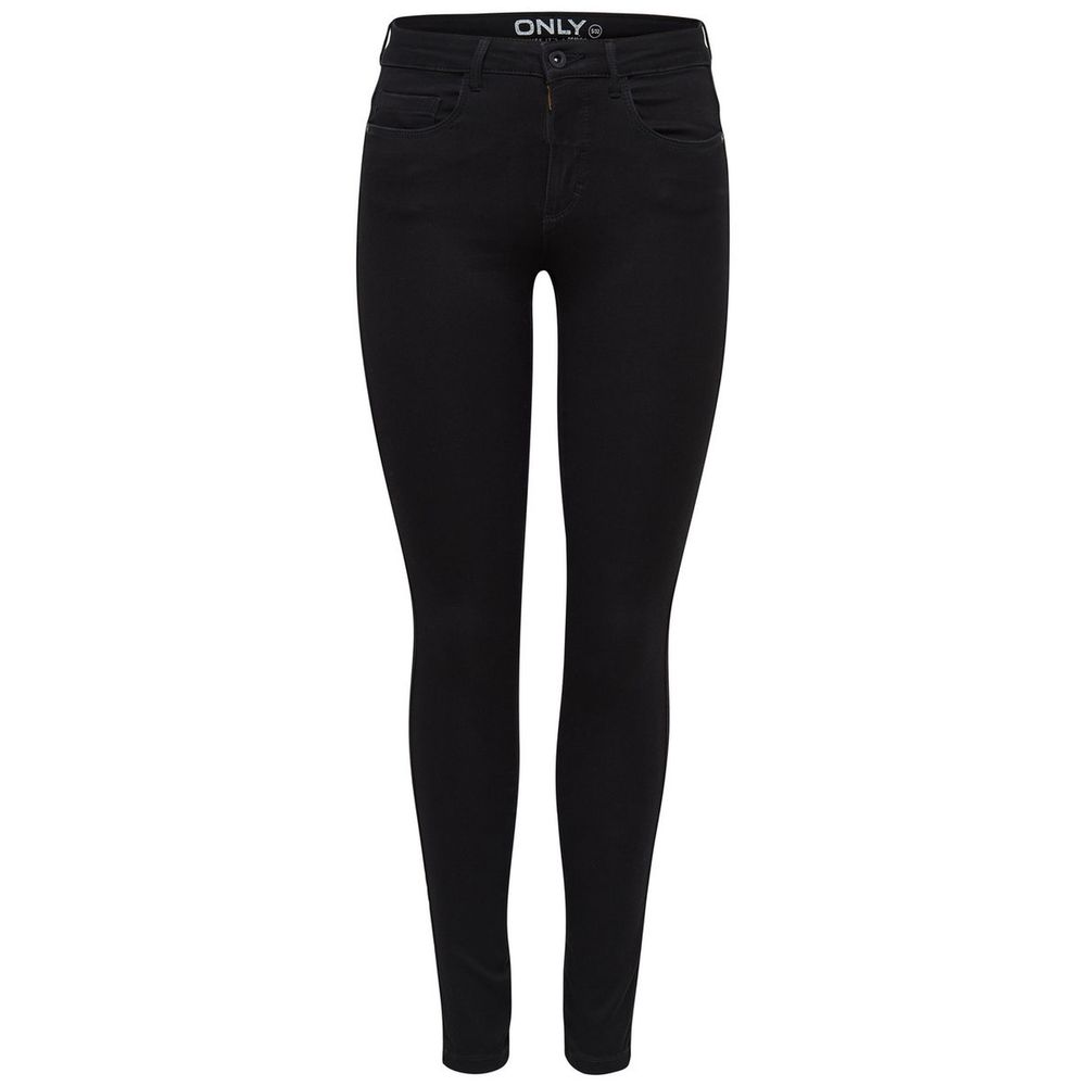 Only Black Cotton Jeans & Pant