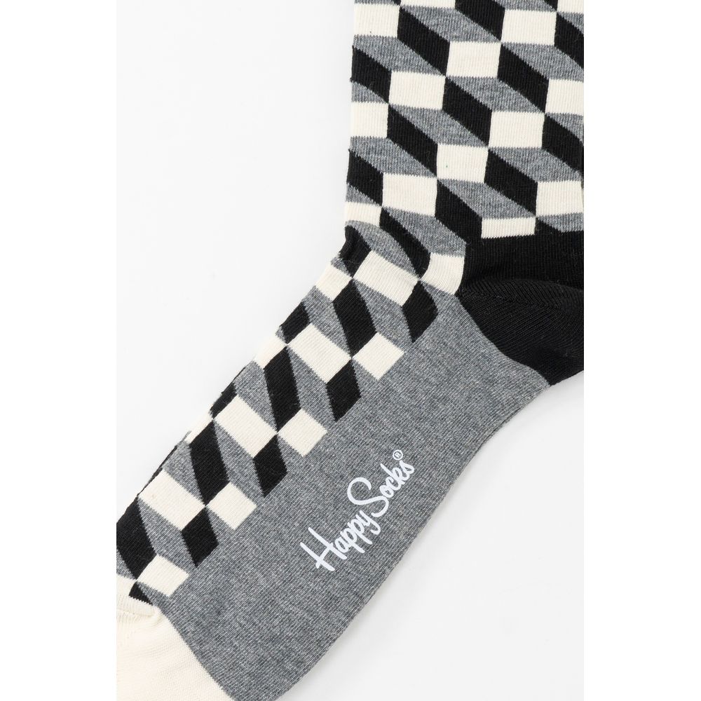 Happy Socks Gray Cotton Sock