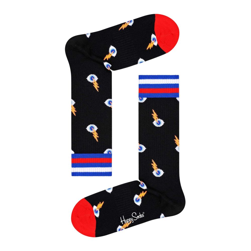 Happy Socks Black Cotton Sock