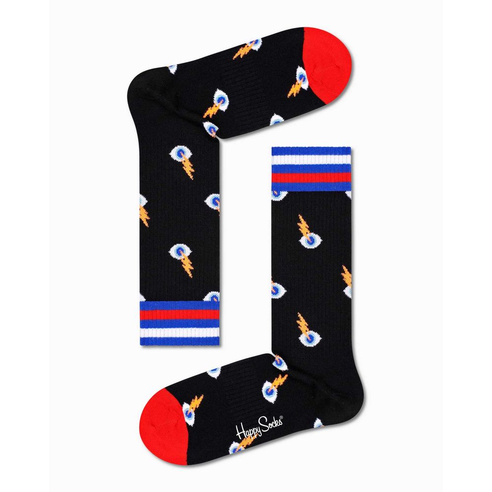 Happy Socks Black Cotton Sock