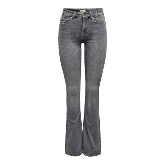 Only Gray Cotton Jeans & Pant