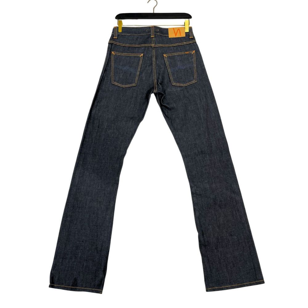 Nudie Jeans Blue Cotton Men Jeans