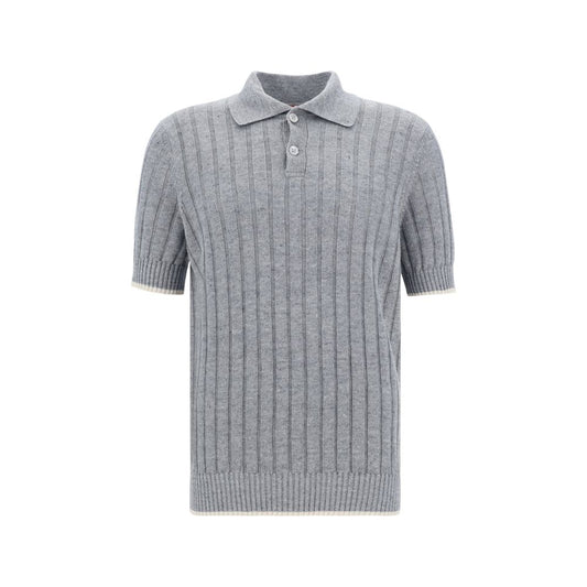 Brunello Cucinelli Ribbed Polo Shirt