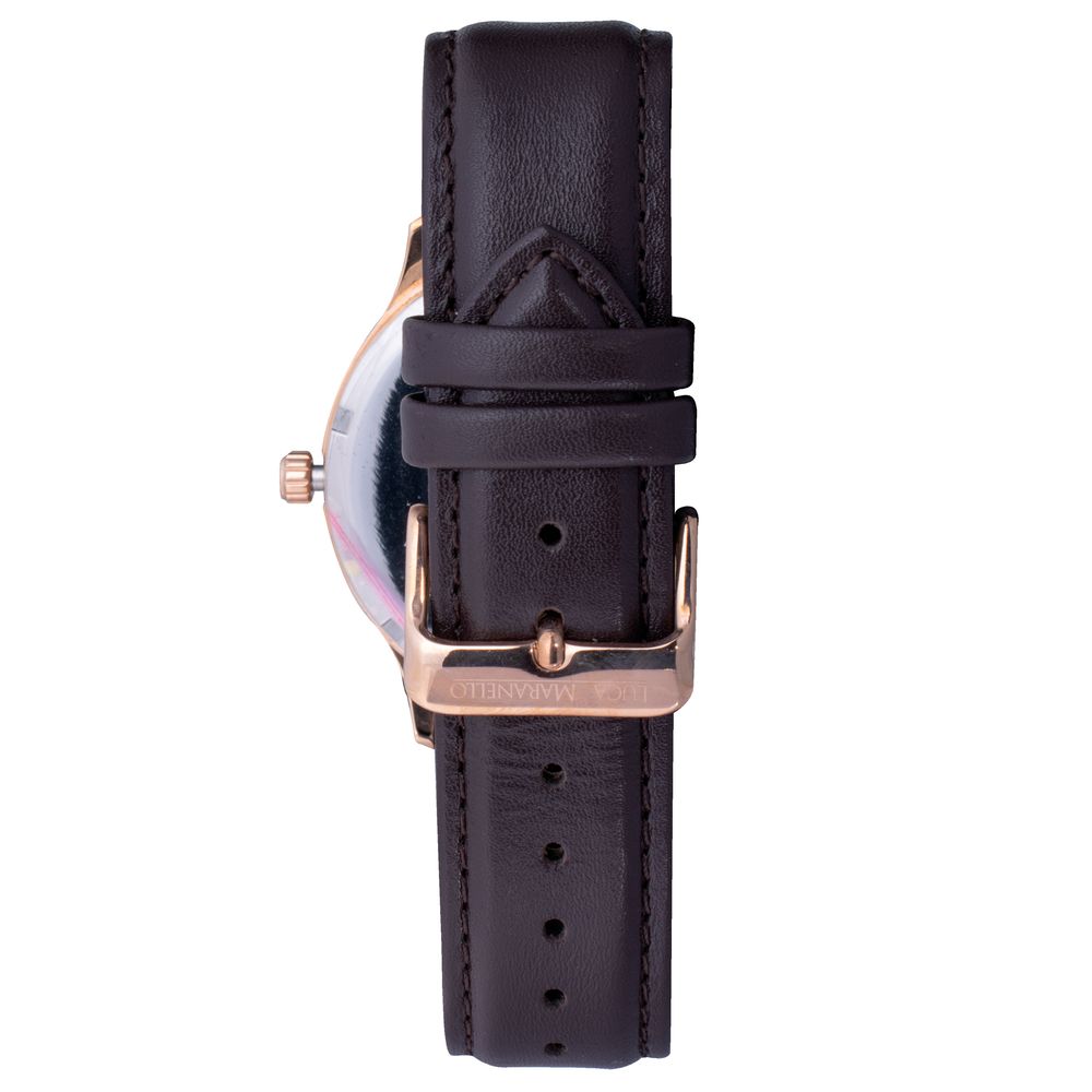 Luca Maranello Brown Leather Watch