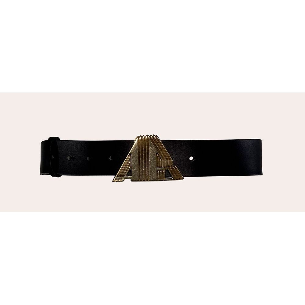 Aniye By Black Leather Di Calfskin Belt