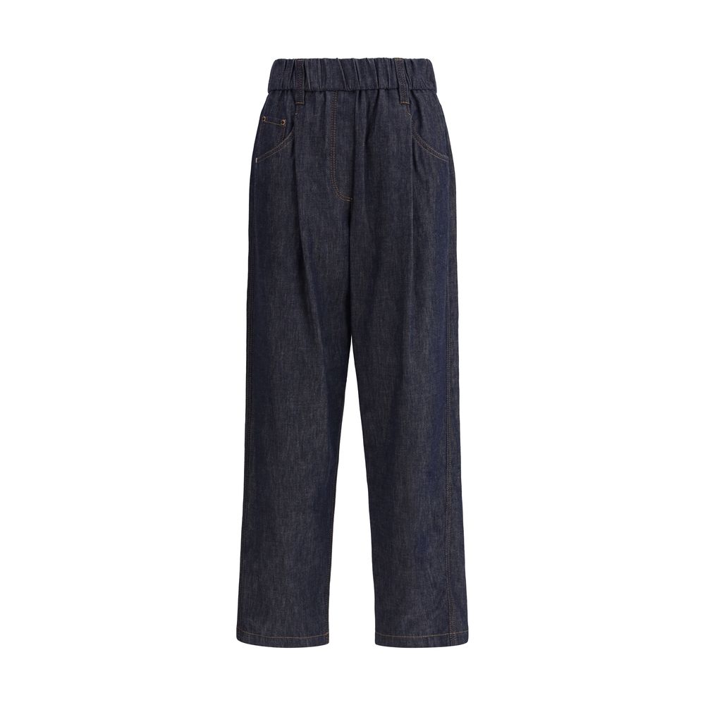 Brunello Cucinelli Elasticated Jeans