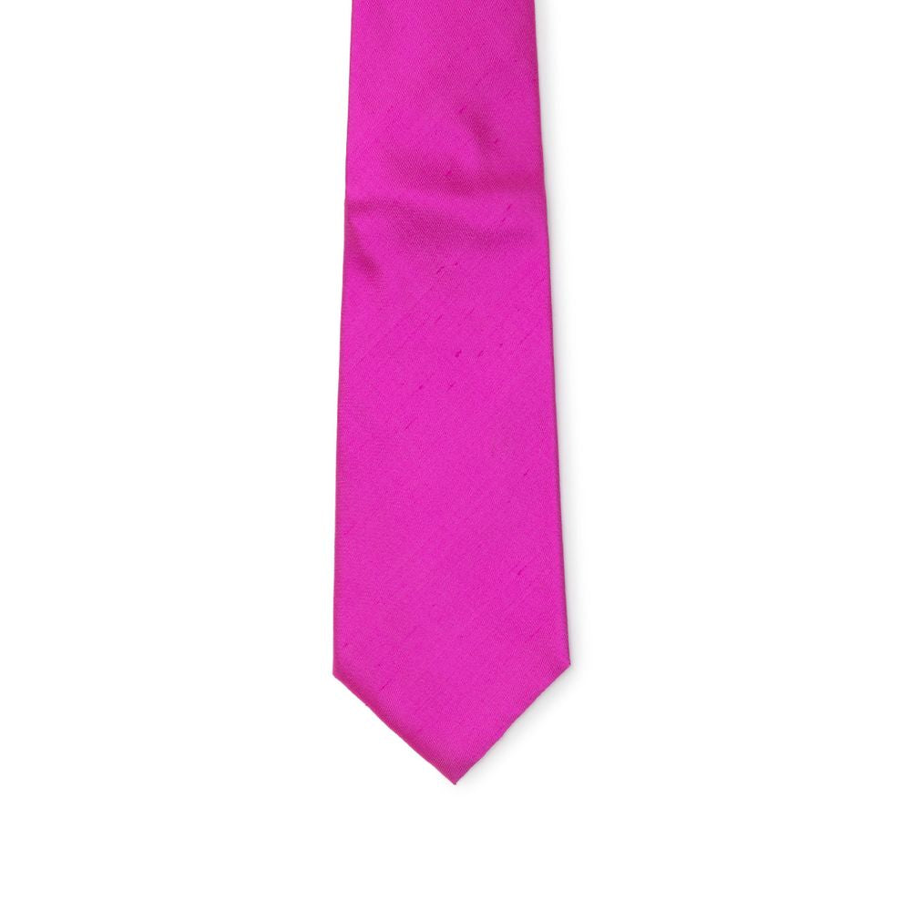 Dolce & Gabbana Fuchsia Silk Ties & Bowty