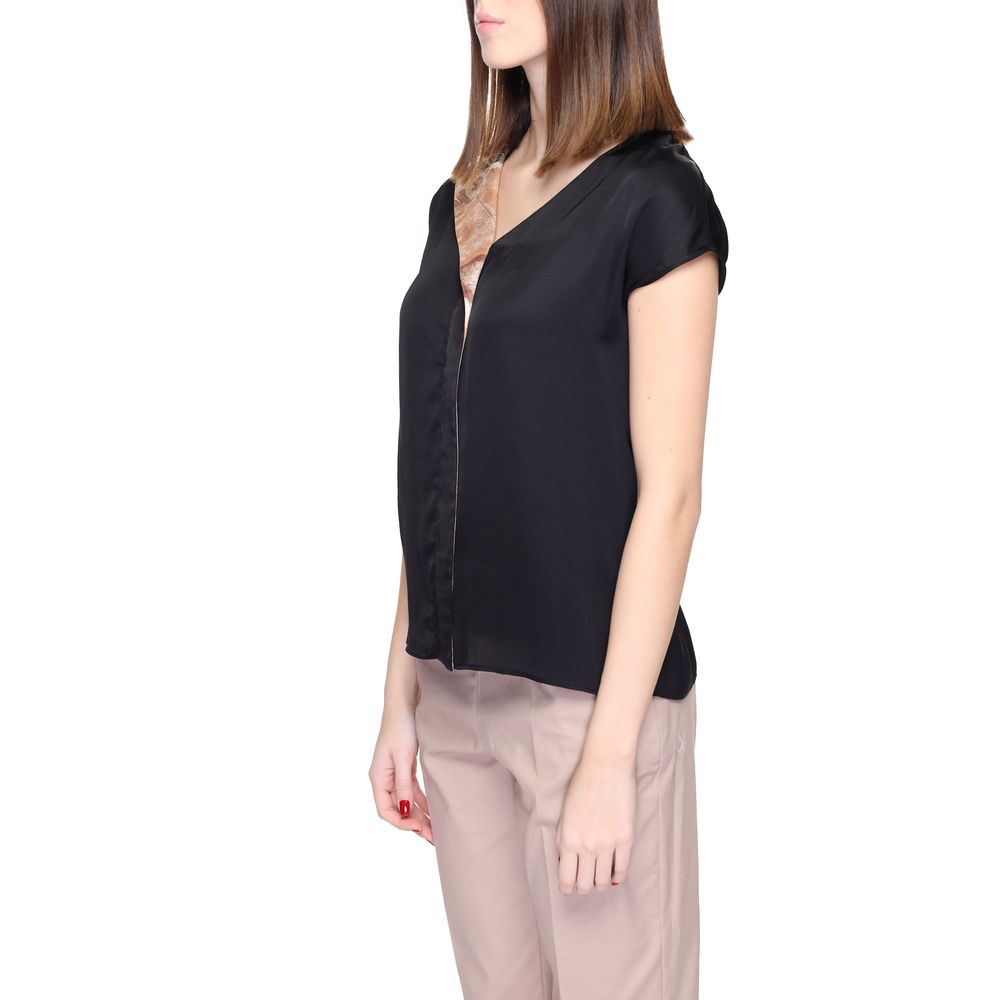 Alviero Martini Prima Classe Black Viscose Shirt