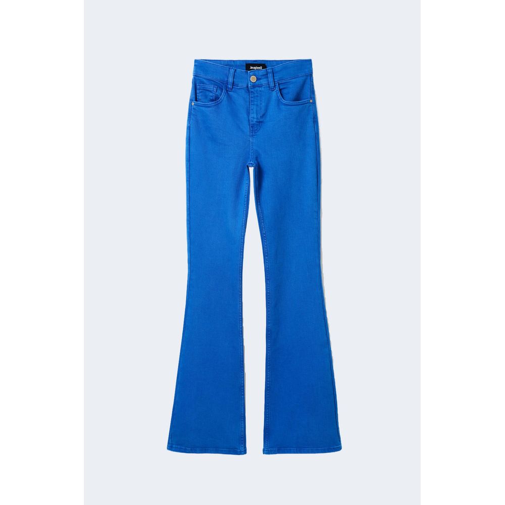 Desigual Blue Cotton Jeans & Pant