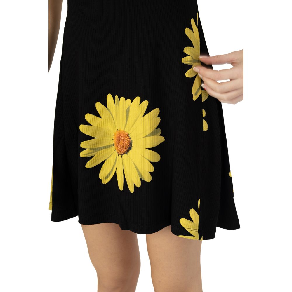 Desigual Black Viscose Dress