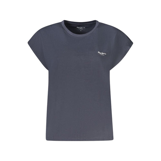 Pepe Jeans Blue Cotton Women T-Shirt