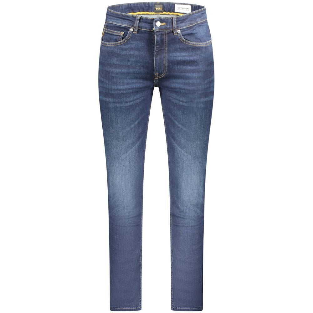 Hugo Boss Blue Cotton Jeans & Pant