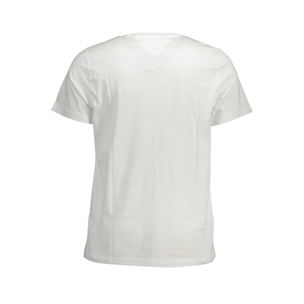 Tommy Hilfiger White Cotton Men TShirt