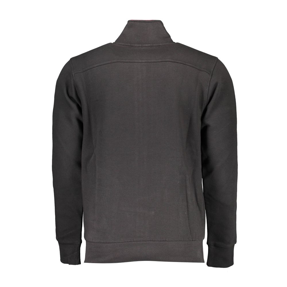 U.S. Grand Polo Black Cotton Men Sweater